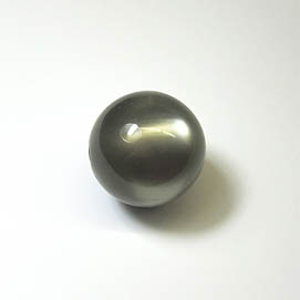 Polaris-Perle glanz 8mm grau